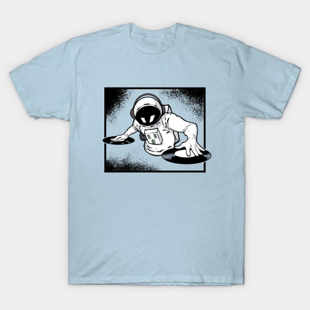 DJ Astronaut T-Shirt by SheVibe